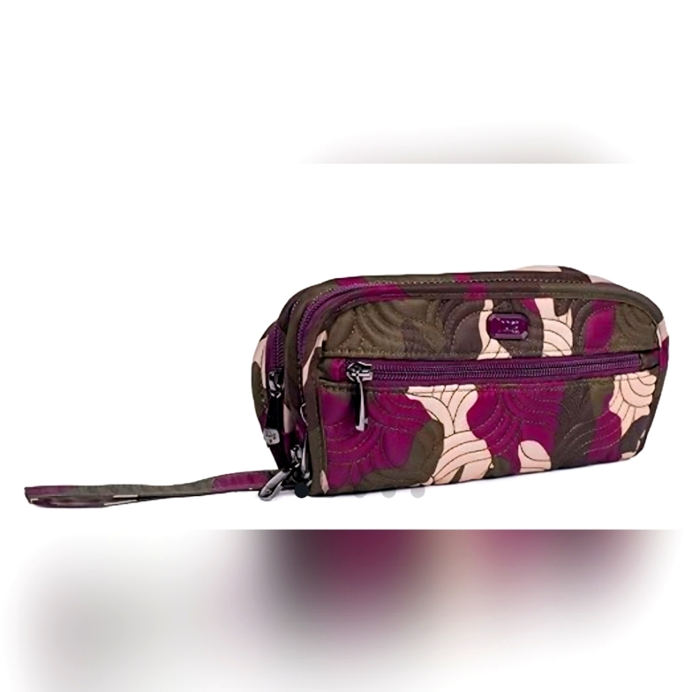 Lug Women's Flipper 2 Jewelry Clutch, Camo Berry, New, Travel Bag